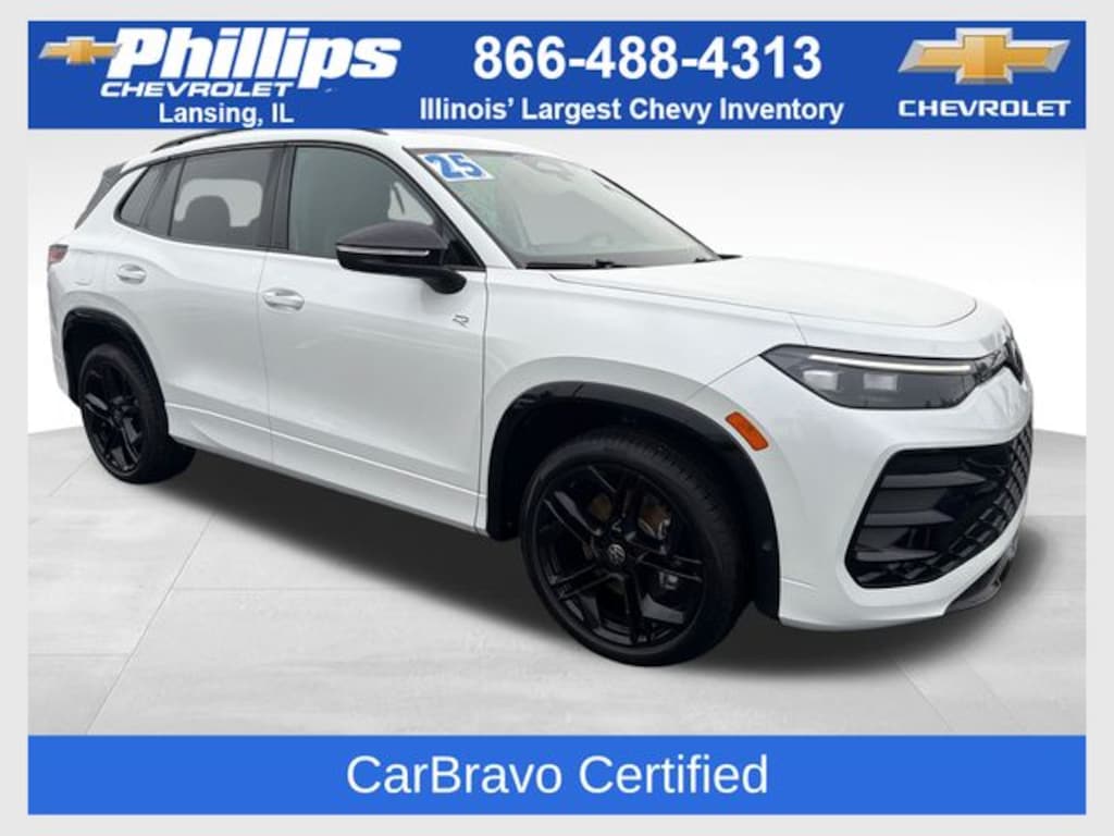 Certified 2025 Volkswagen Tiguan 2.0T SE R-Line Black SUV