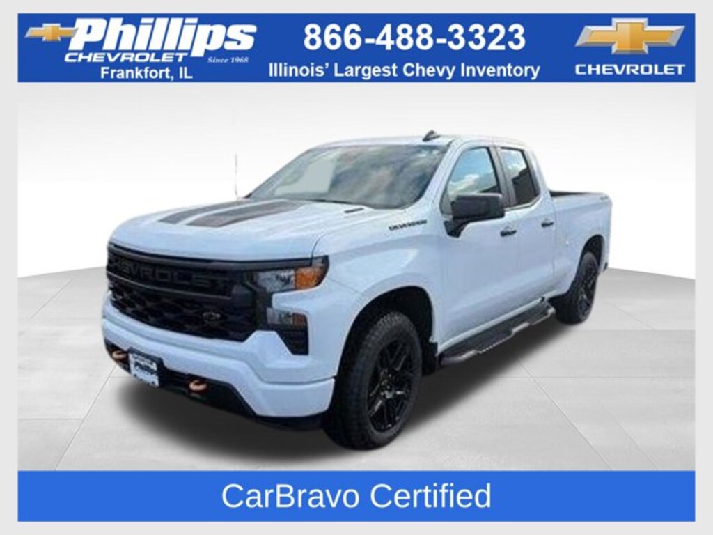 Certified 2025 Chevrolet Silverado 1500 Custom Truck Double Cab