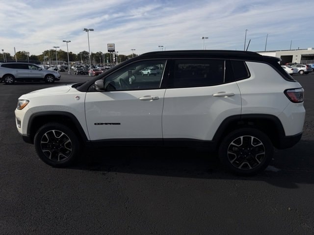 Used 2021 Jeep Compass Trailhawk with VIN 3C4NJDDBXMT530622 for sale in Lansing, IL