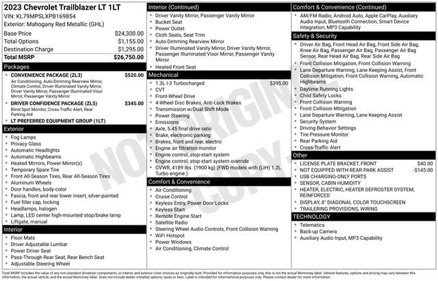 2023 Chevrolet TrailBlazer LT - Photo 17