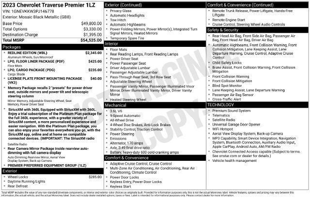 2023 Chevrolet Traverse Premier - Photo 28