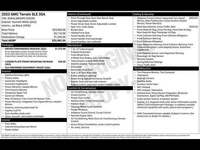 2023 GMC Terrain SLE - Photo 19