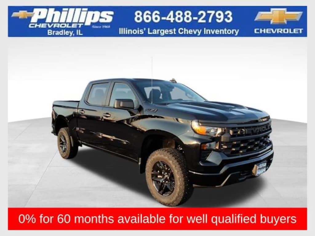New 2026 Chevrolet Silverado 1500 Custom Trail Boss Truck
