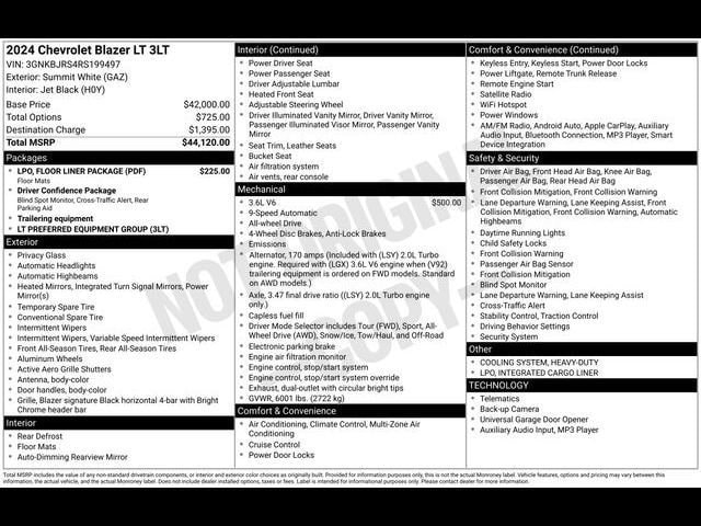2024 Chevrolet Blazer 3LT - Photo 55