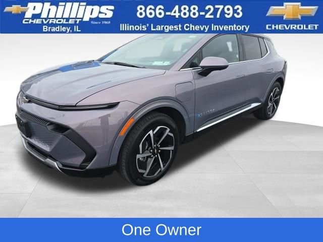 Used 2025 Chevrolet Equinox EV 1LT with VIN 3GN7DNRP7SS196618 for sale in Bourbonnais, IL