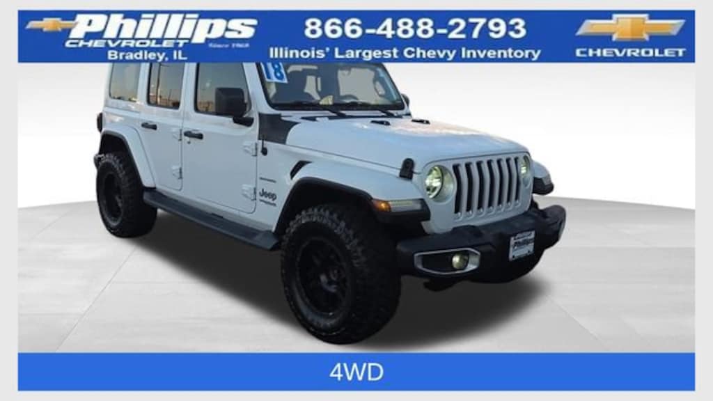 Used 2018 Jeep Wrangler Unlimited Sahara 4x4 SUV