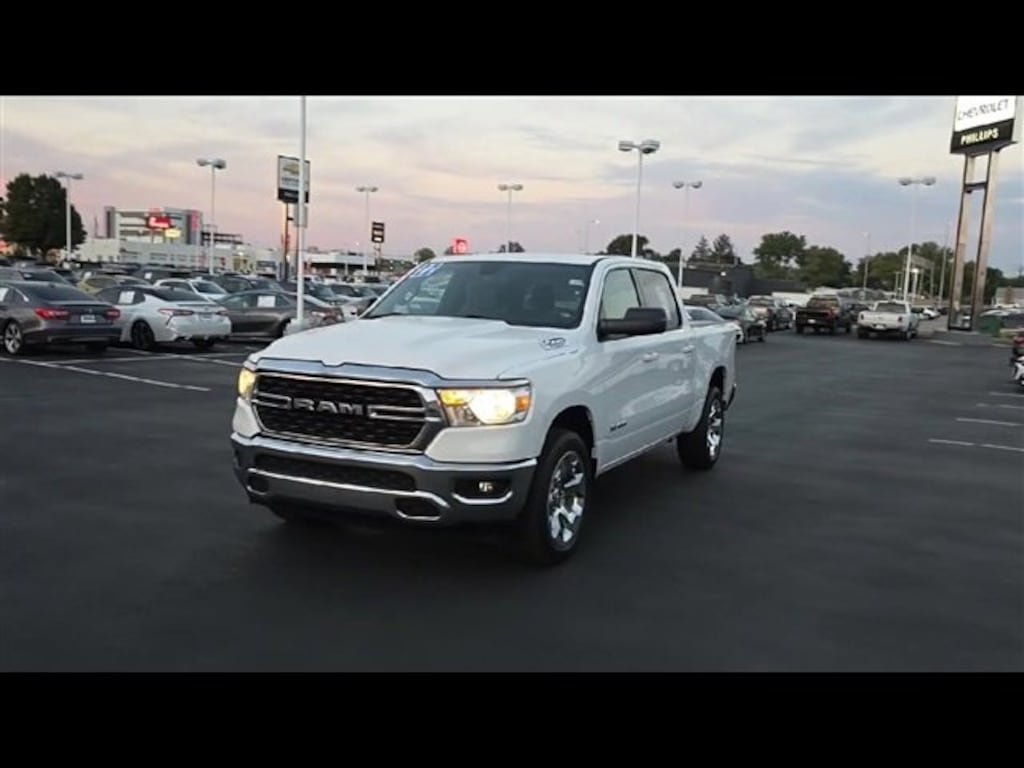 Used 2022 Ram 1500 Big Horn Crew Cab 4x4 57 Box Truck