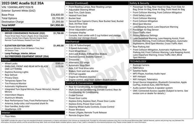 2023 GMC Acadia SLE - Photo 15