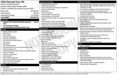 New 2026 Chevrolet Trax 1RS SUV For Sale in Frankfort, IL