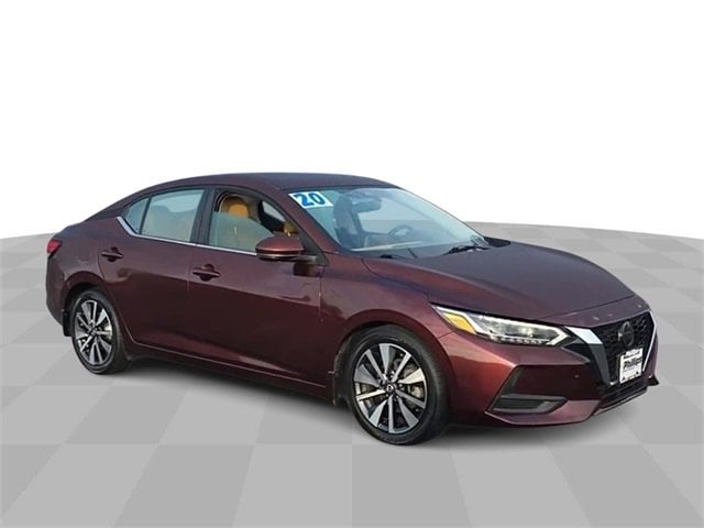 Used 2020 Nissan Sentra SV with VIN 3N1AB8CV6LY230207 for sale in Bourbonnais, IL