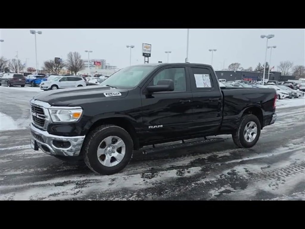 Used 2021 Ram 1500 Big Horn Quad Cab 4x4 64 Box Truck