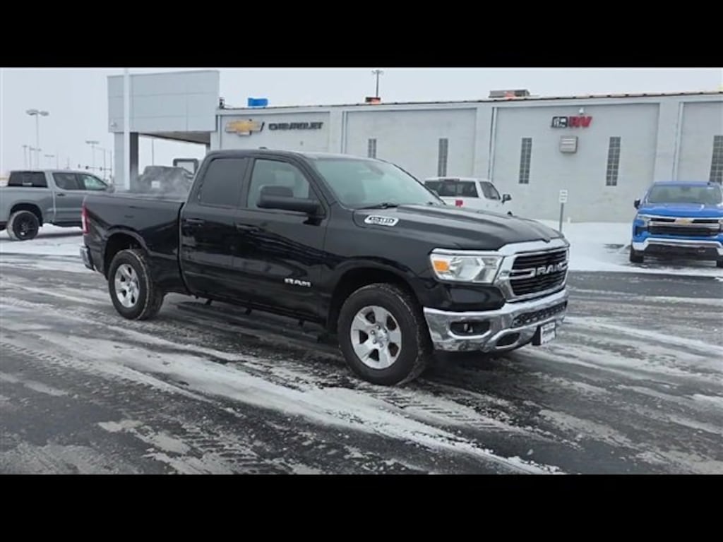 Used 2021 Ram 1500 Big Horn Quad Cab 4x4 64 Box Truck