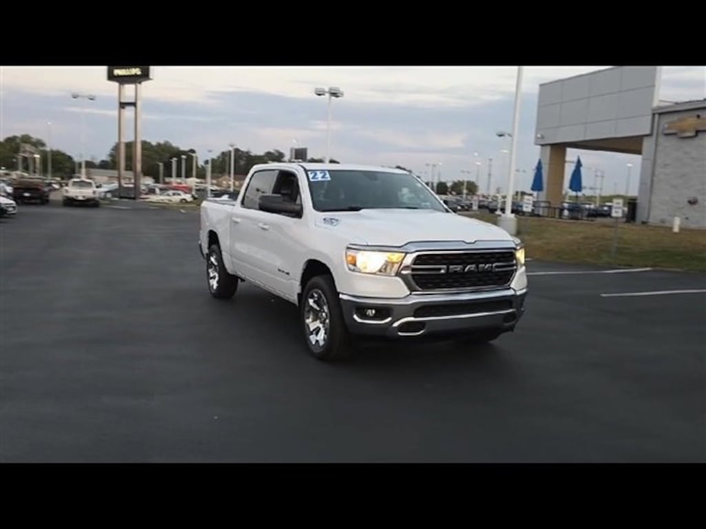 Used 2022 Ram 1500 Big Horn Crew Cab 4x4 57 Box Truck