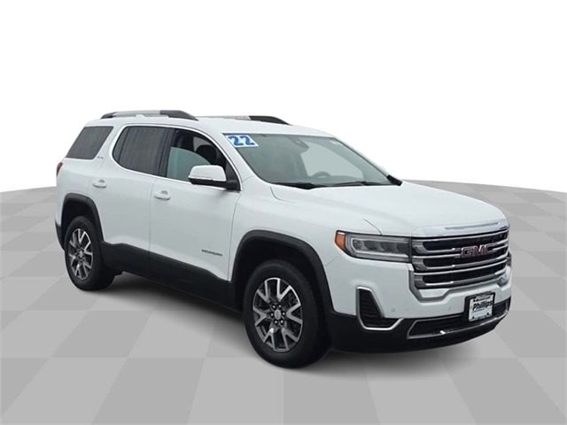 Used 2022 GMC Acadia SLE with VIN 1GKKNKL45NZ177560 for sale in Bourbonnais, IL