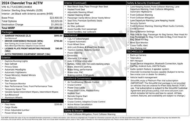 2024 Chevrolet Trax Activ - Photo 15
