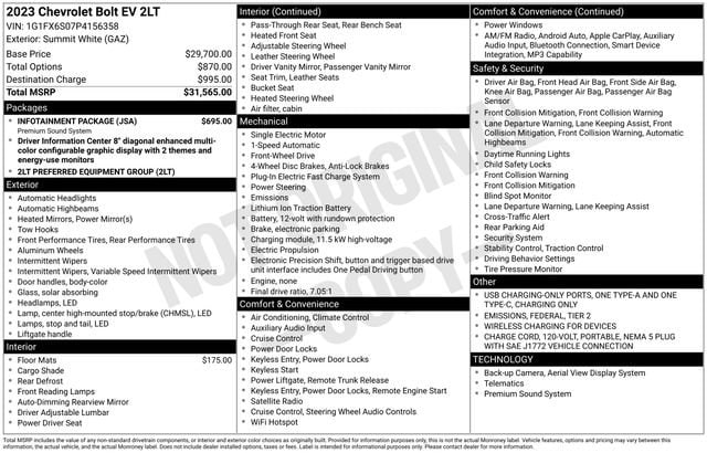 2023 Chevrolet Bolt EV 2LT - Photo 26
