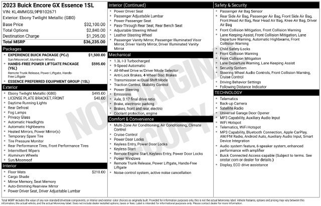 2023 Buick Encore GX Essence - Photo 32