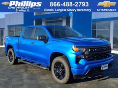 New 2025 Chevrolet Silverado 1500 Custom Truck Crew Cab For Sale in Frankfort, IL