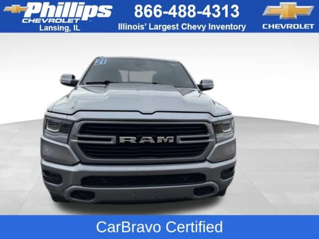 Used 2021 Ram 1500 Big Horn Crew Cab 4x4 57 Box Truck
