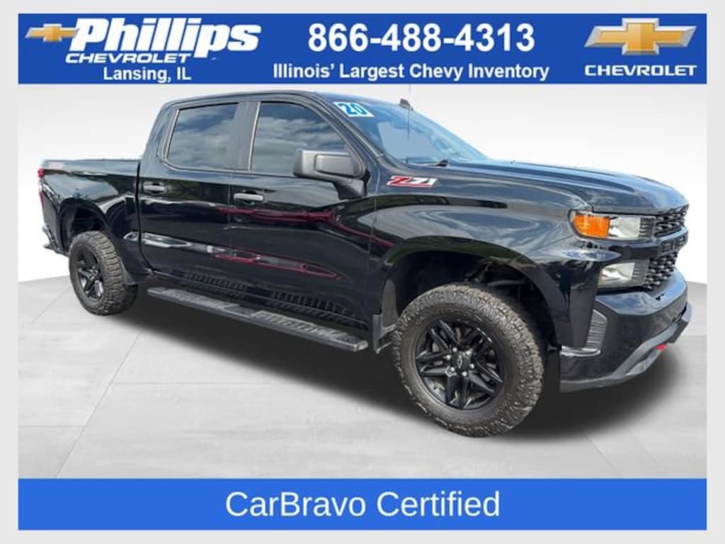 Used 2020 Chevrolet Silverado 1500 Custom Trail Boss Truck Crew Cab