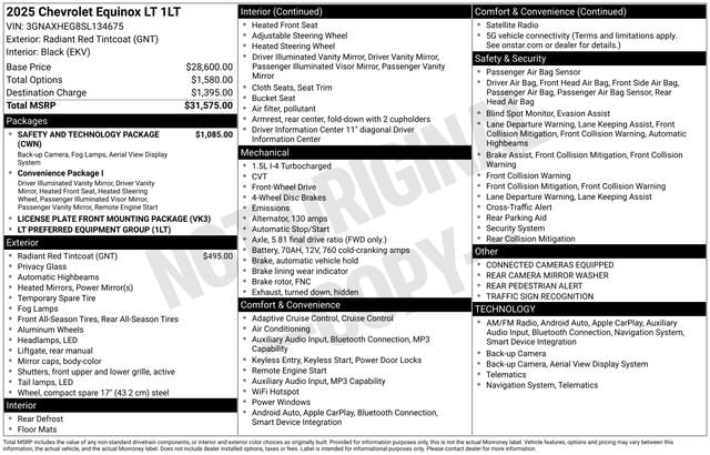 2025 Chevrolet Equinox LT - Photo 38