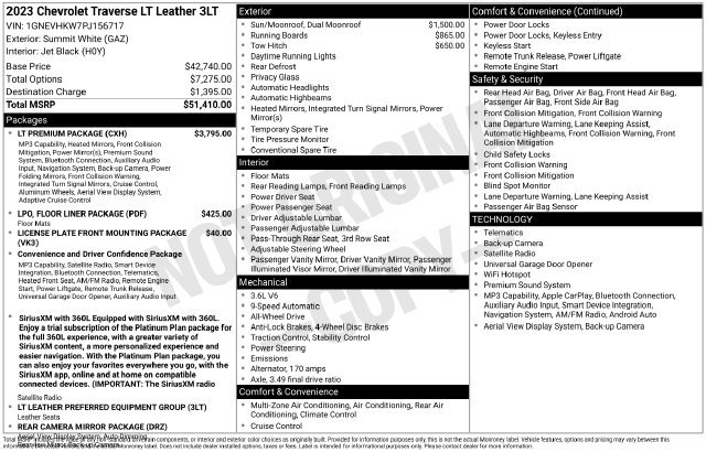 2023 Chevrolet Traverse 3LT - Photo 28