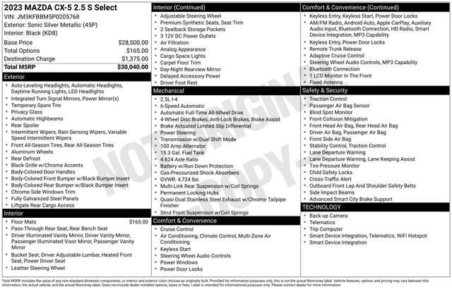 2023 Mazda CX-5 S Select Package - Photo 27