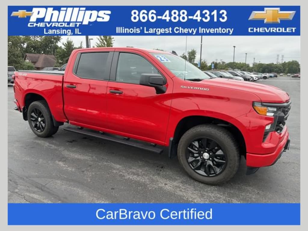 Used 2023 Chevrolet Silverado 1500 Custom Truck Crew Cab