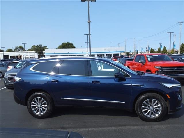 Certified 2022 Buick Enclave Essence with VIN 5GAEVAKW3NJ158964 for sale in Lansing, IL