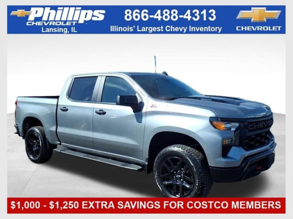 New 2026 Chevrolet Silverado 1500 Custom Trail Boss Truck