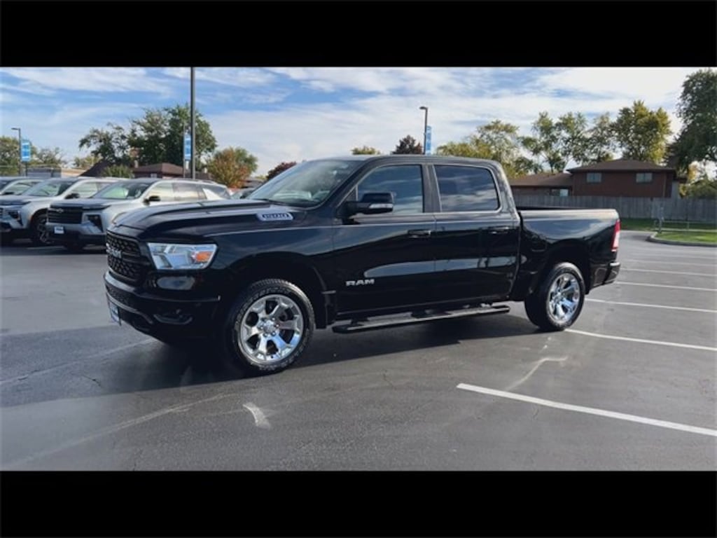 Used 2022 Ram 1500 Big Horn Crew Cab 4x4 57 Box Truck
