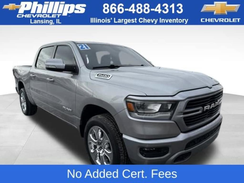 Used 2021 Ram 1500 Big Horn Crew Cab 4x4 57 Box Truck