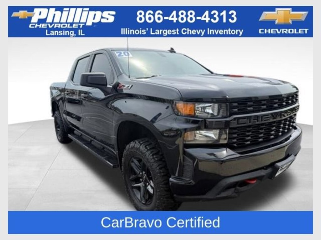 Used 2020 Chevrolet Silverado 1500 Custom Trail Boss Truck Crew Cab