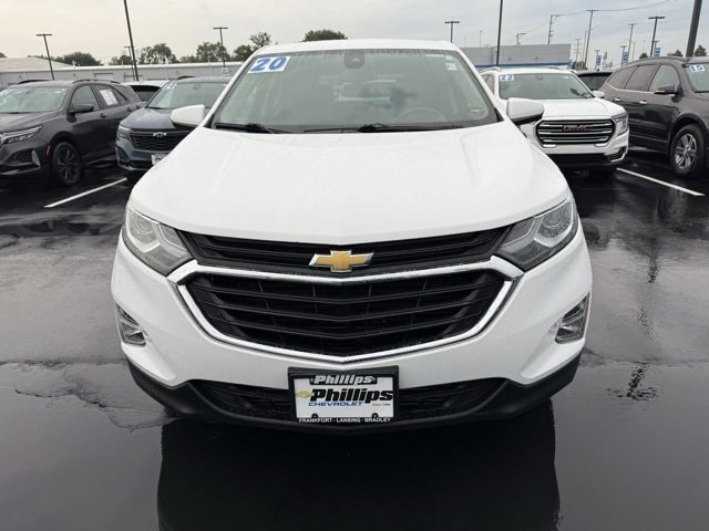 Used 2020 Chevrolet Equinox LT with VIN 3GNAXUEV1LS668227 for sale in Lansing, IL