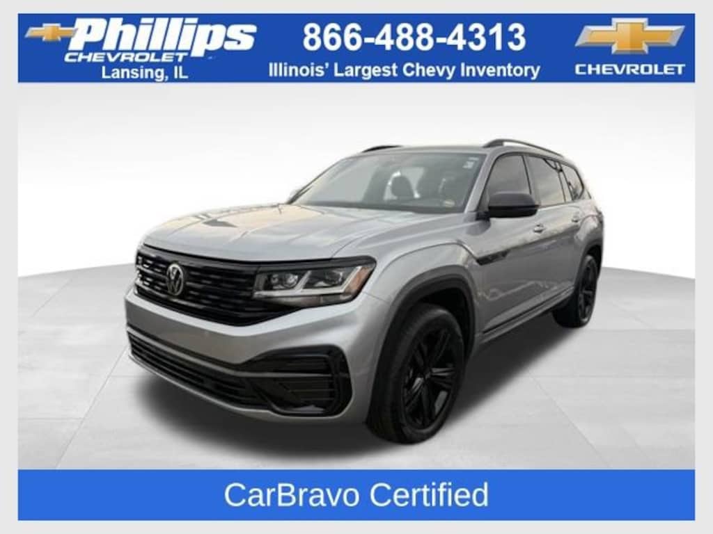 Used 2023 Volkswagen Atlas 3.6L V6 SEL R-Line Black SUV