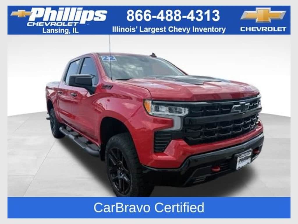 Used 2022 Chevrolet Silverado 1500 LT Trail Boss Truck Crew Cab