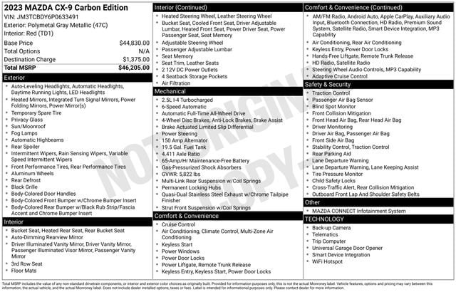 2023 Mazda CX-9 Carbon Edition - Photo 29