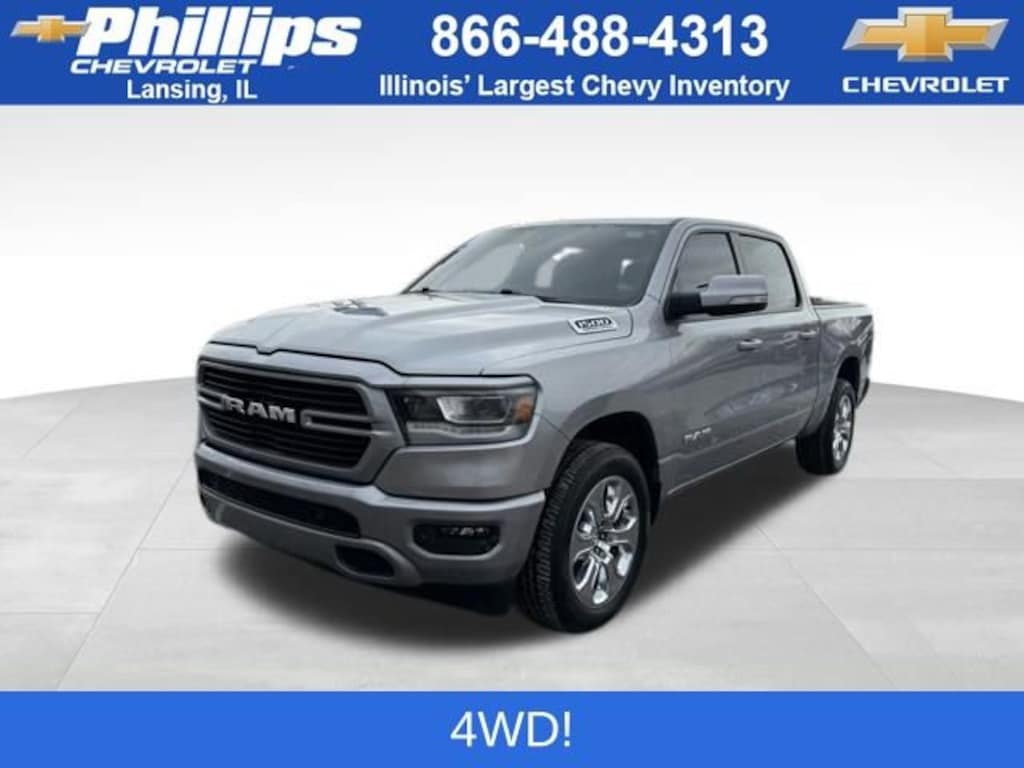 Used 2021 Ram 1500 Big Horn Crew Cab 4x4 57 Box Truck