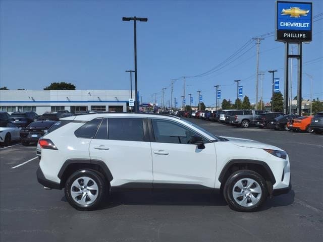 Used 2021 Toyota RAV4 LE with VIN 2T3F1RFV9MC218570 for sale in Lansing, IL