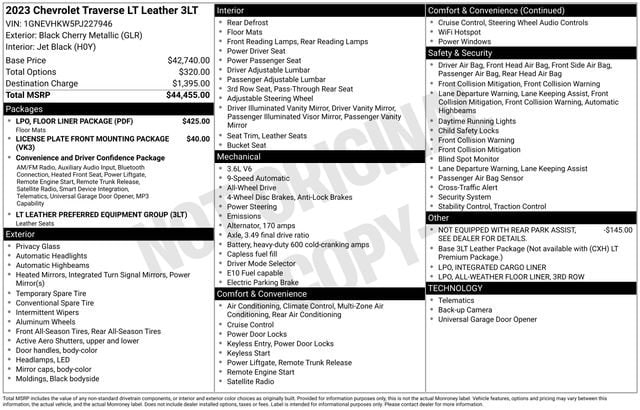 2023 Chevrolet Traverse 3LT - Photo 27