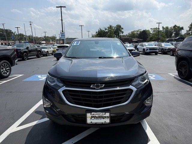Used 2018 Chevrolet Equinox LT with VIN 3GNAXSEV7JL293505 for sale in Lansing, IL