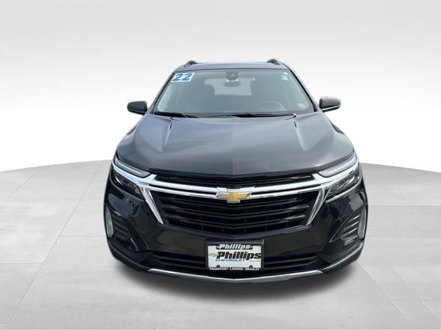 Used 2022 Chevrolet Equinox LT with VIN 3GNAXKEV2NL290047 for sale in Lansing, IL