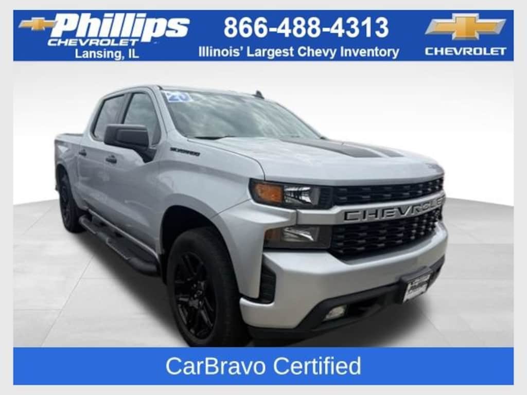 Used 2020 Chevrolet Silverado 1500 Custom Truck Crew Cab