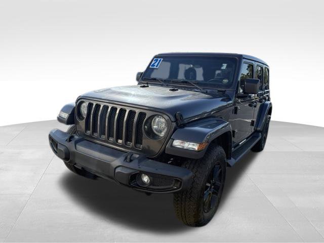 Used 2021 Jeep Wrangler Unlimited Sahara Altitude SUV