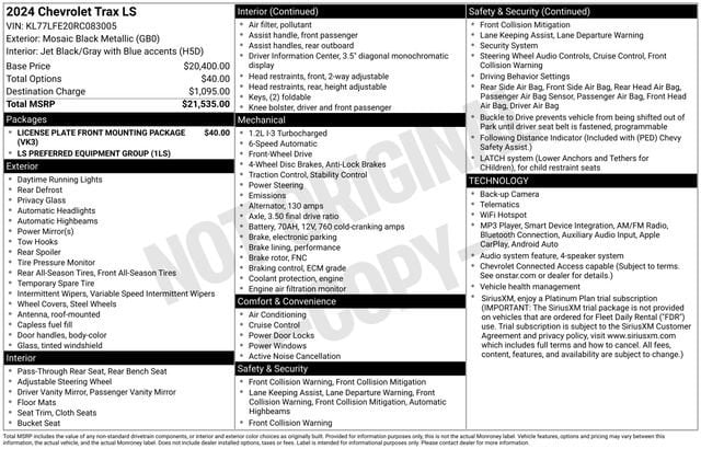 2024 Chevrolet Trax LS - Photo 15