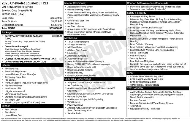 2025 Chevrolet Equinox LT - Photo 38