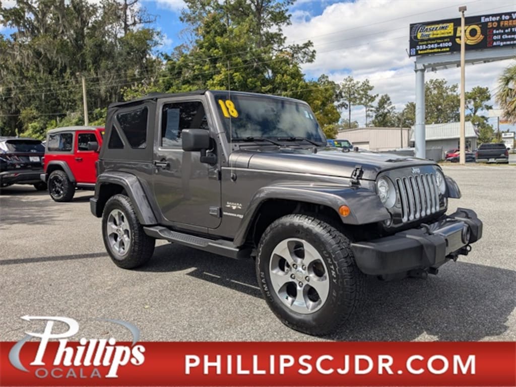 Certified 2018 Jeep Wrangler JK Sahara SUV