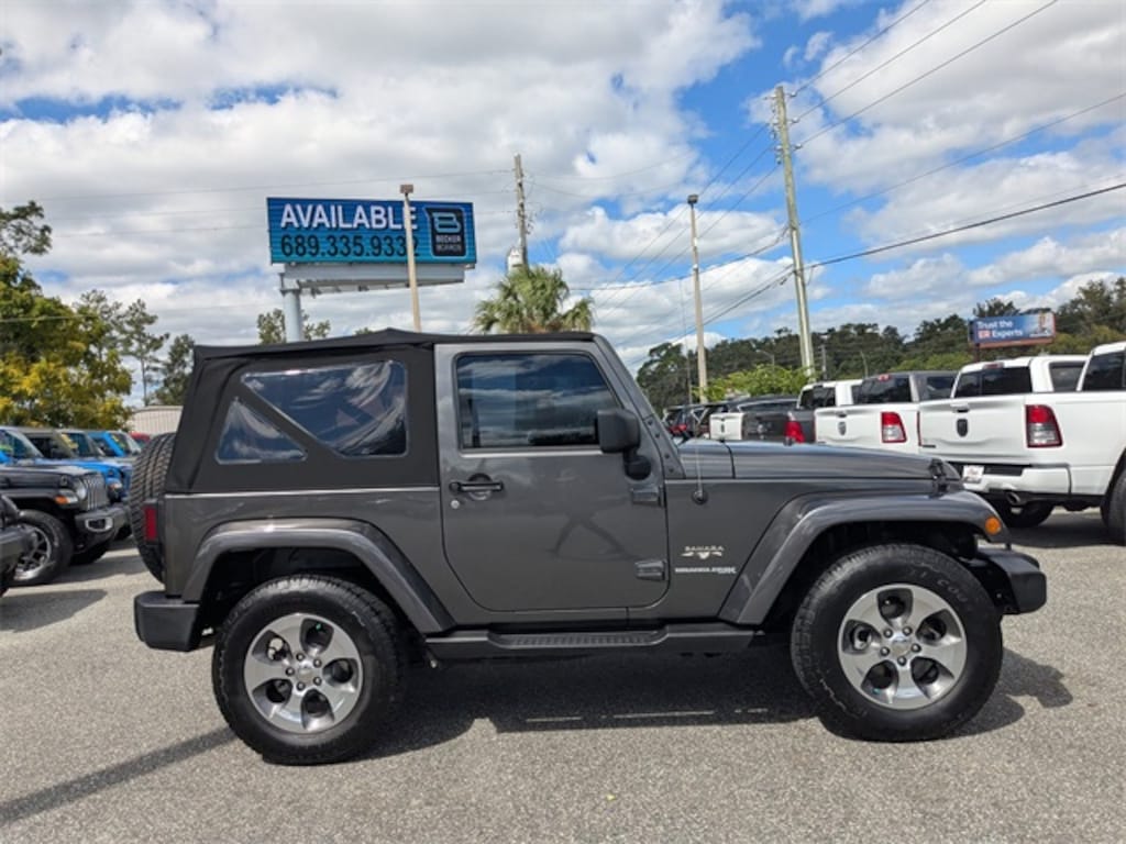 Certified 2018 Jeep Wrangler JK Sahara SUV