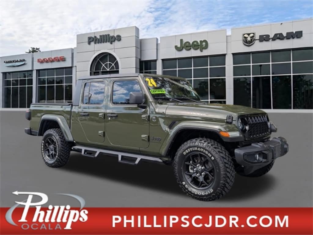 Certified 2024 Jeep Gladiator Willys Truck
