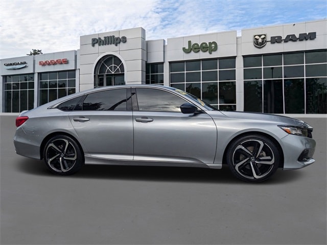 Certified 2022 Honda Accord Sport with VIN 1HGCV1F3XNA009409 for sale in Ocala, FL